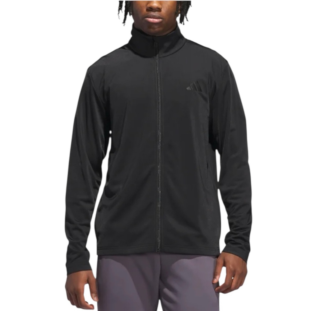 ADIDAS Men’s Tricot Track Jacket Large In Black